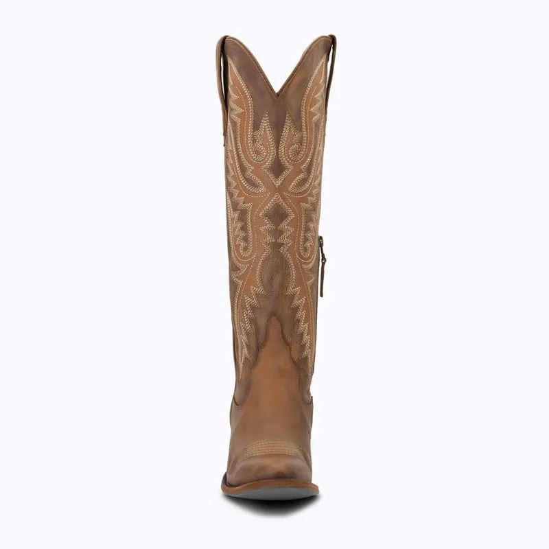 MissHeel Over the Knee Cowboy Boots for Women Adjustable Thigh High Cowgirl Boots