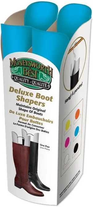 Moneysworth and Best Shoe Care Deluxe Boot Shaper with Hanger
