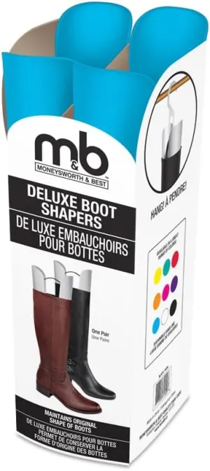 Moneysworth and Best Shoe Care Deluxe Boot Shaper with Hanger