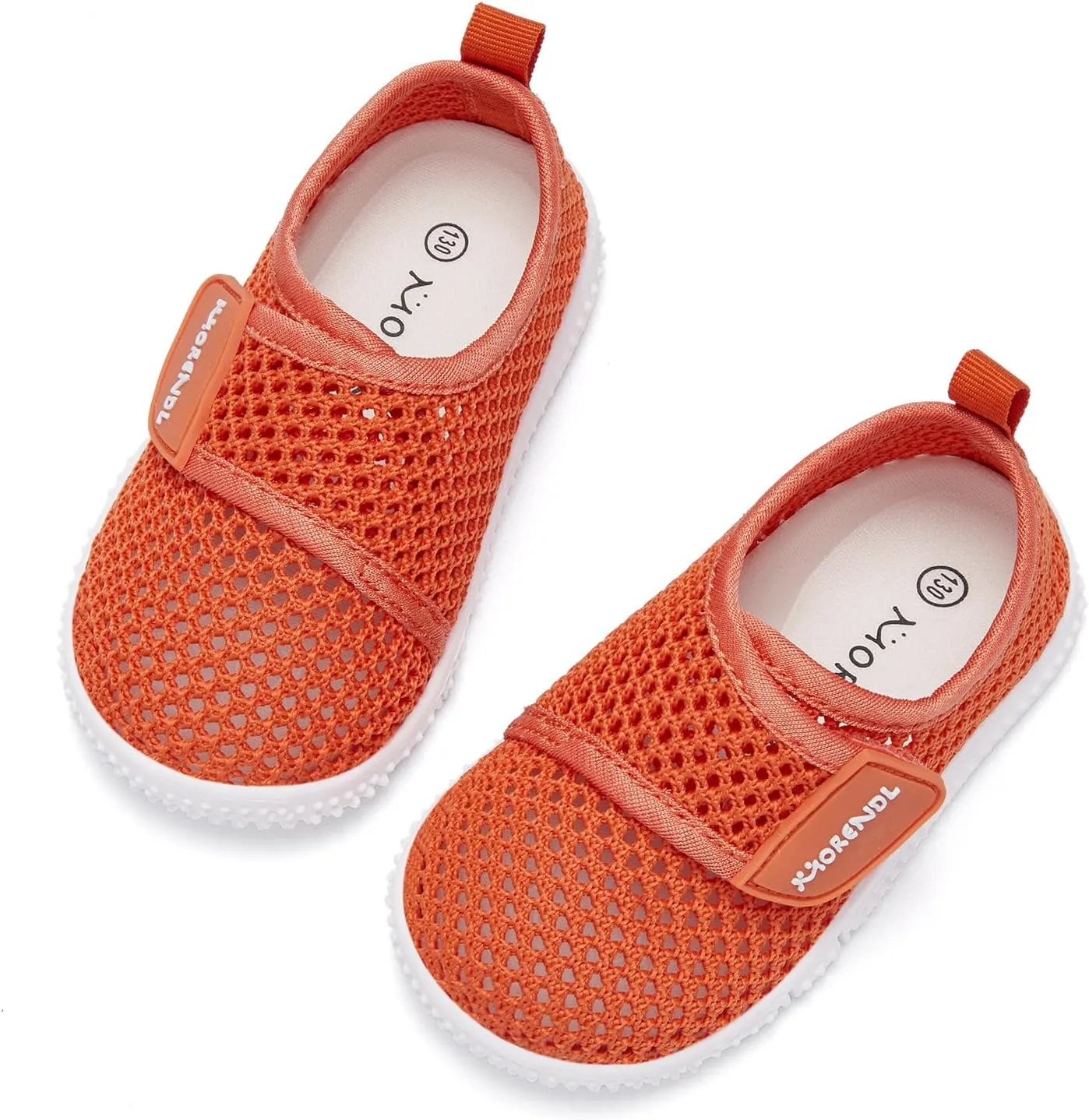 MORENDL Toddler Water Shoes Baby Breathable Mesh Non-Slip Sandals Quick Dry Lightweight Beach Barefoot Shoes