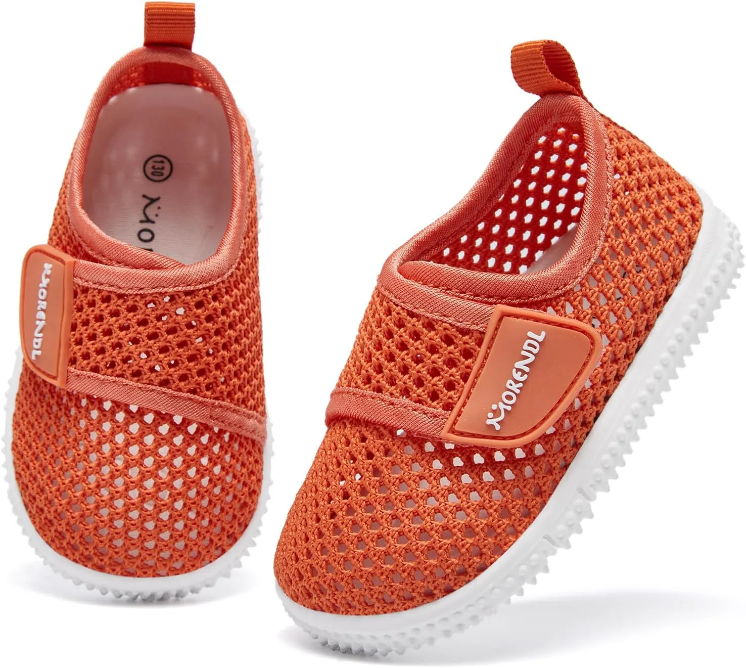 MORENDL Toddler Water Shoes Baby Breathable Mesh Non-Slip Sandals Quick Dry Lightweight Beach Barefoot Shoes