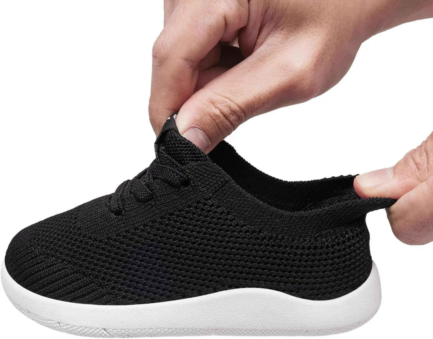MORENDL Toddler Wide Toe Box Barefoot Shoes Baby First Walking Shoes Boys Girls Non-Slip Zero Drop Minimalist Sneakers