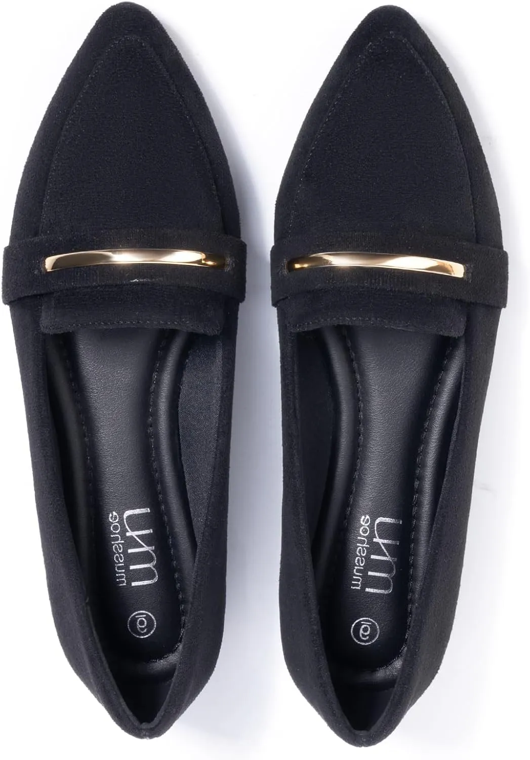 MUSSHOE Flats Shoes Women Pointed Toe Womens Flats Loafers