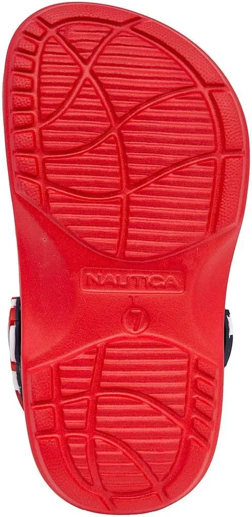 Nautica Kids Clog Sandals – Slip-On Lightweight Water Shoes with Adjustable Heel Strap – Comfortable EVA Slip-Resistant Clogs for Boys & Girls – Toddler & Youth Sizes
