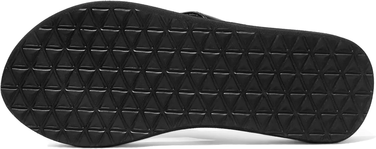 NewDenBer Women's Comfortable Flip Flops Lightweight Arch Support Summer Thong Sandals