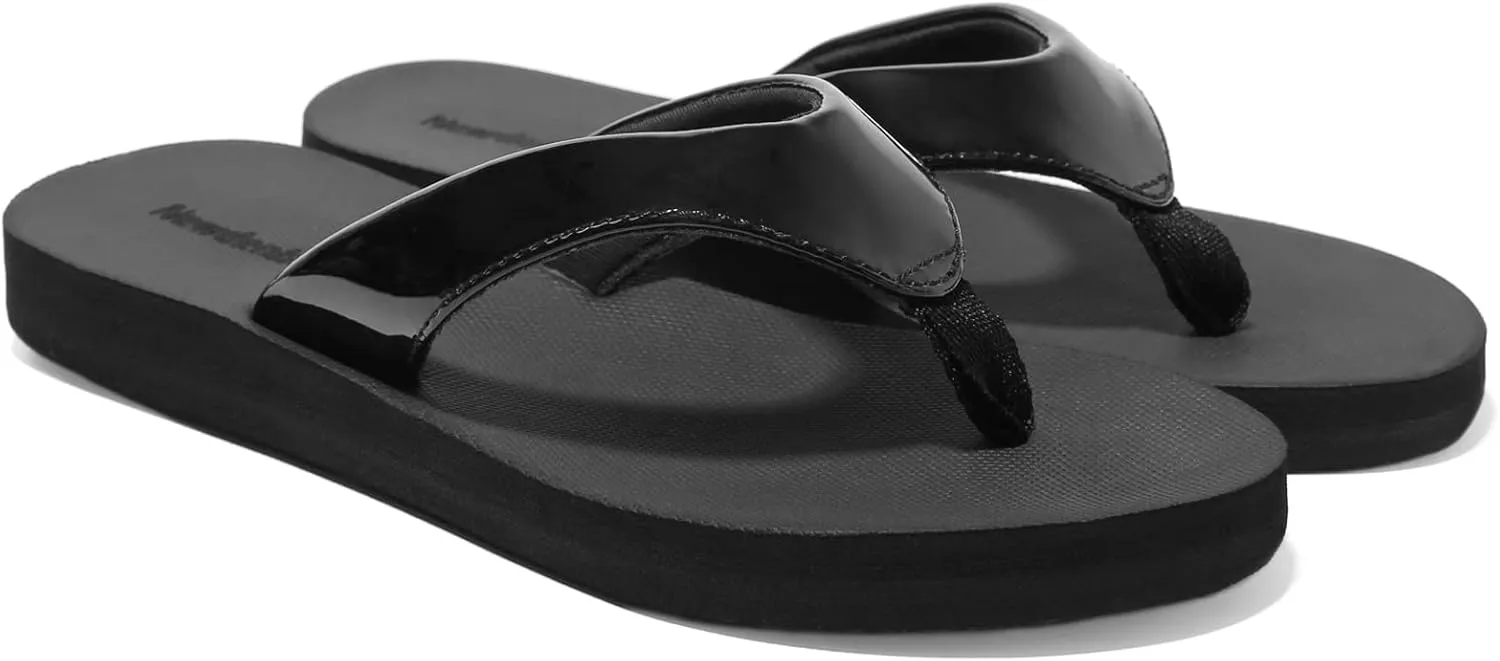 NewDenBer Women's Comfortable Flip Flops Lightweight Arch Support Summer Thong Sandals