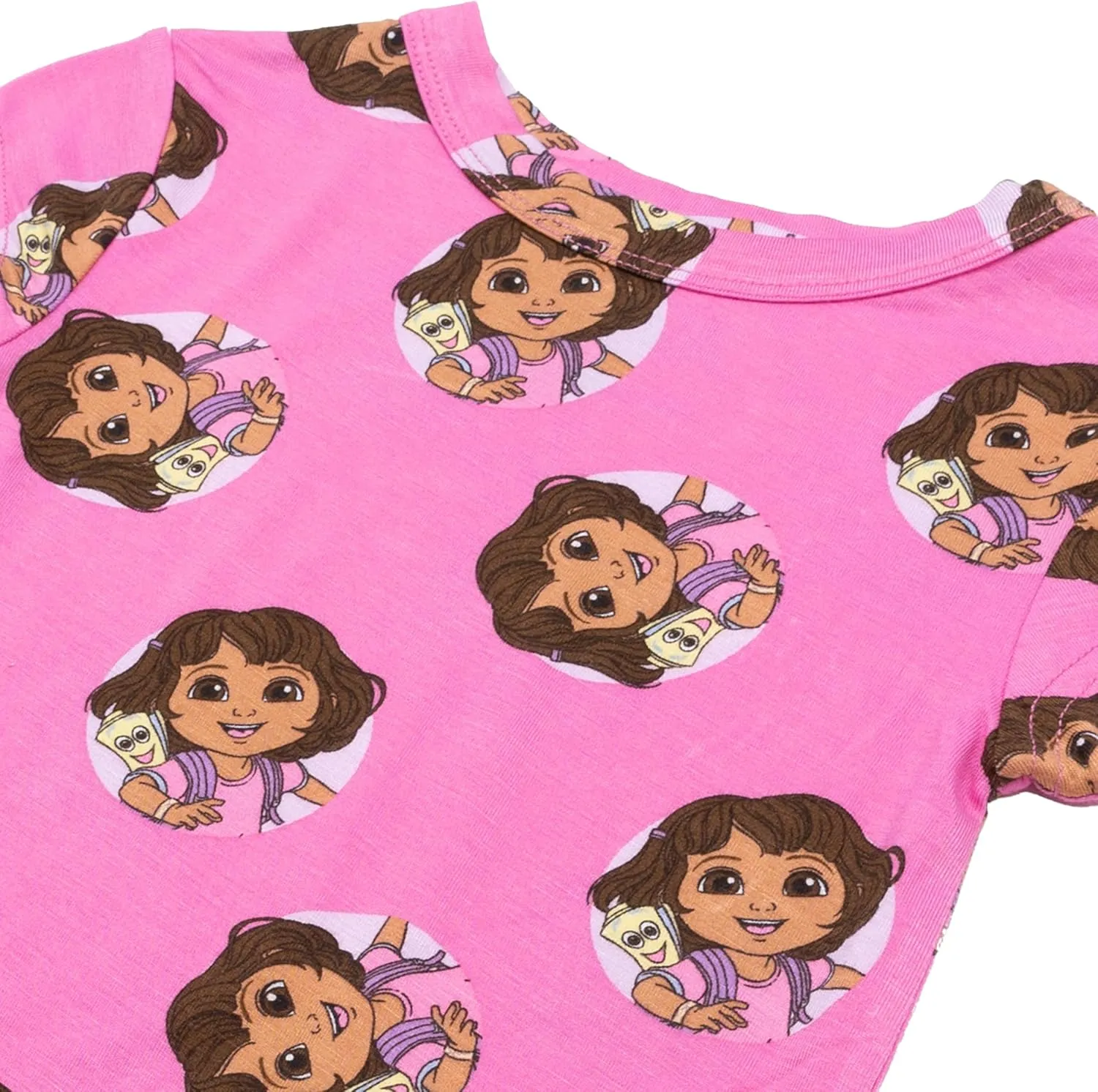 Nickelodeon Girls' 2-Piece Loose-fit Pajama Set, Soft & Cute for Kids