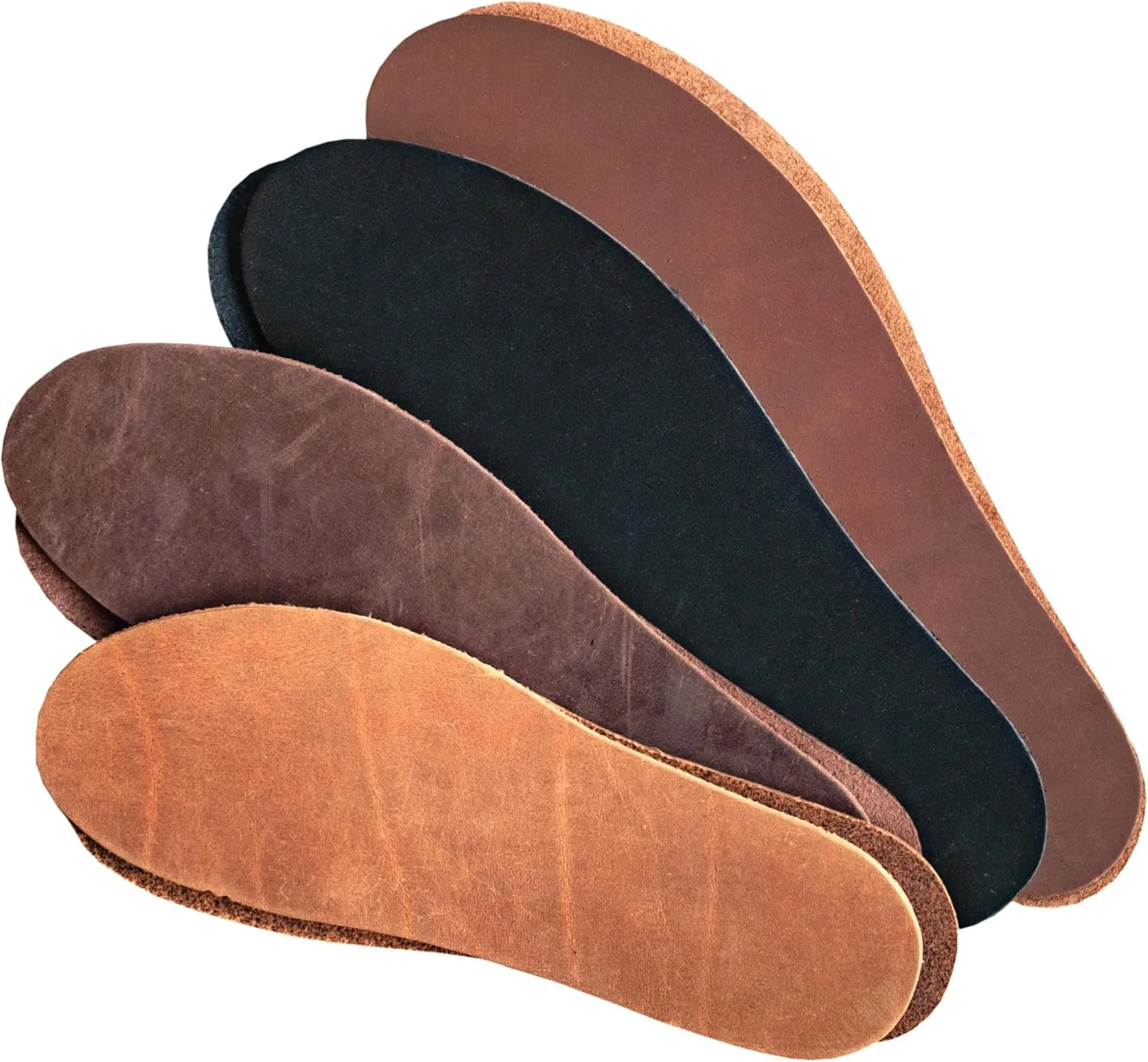 Nicks Boots Leather Insole, Standard, Men’s Shoe Size 13.5-15, Handcrafted in USA, Trim to Fit, Shapes to Your Foot for Extra Comfort