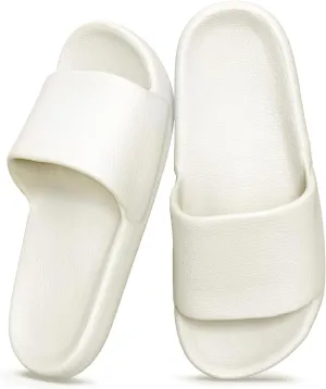 Non-Slip Shower Shoes for Men & Women - House Slippers with Arch Support Quick-Drying, Non-Slip - Cloud Slides Sandals Pool - Perfect for Home, Beach, and Travel