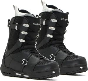 Northwave Eclipse Snowboard Boots Black Silver Women's Lady's 6.5 7 (Z4)