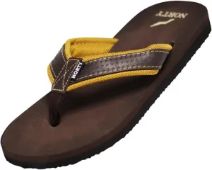 NORTY Men's Thong Sandals - Comfortable Flip Flops for Men - Perfect for Beach, Pool, and Casual Wear