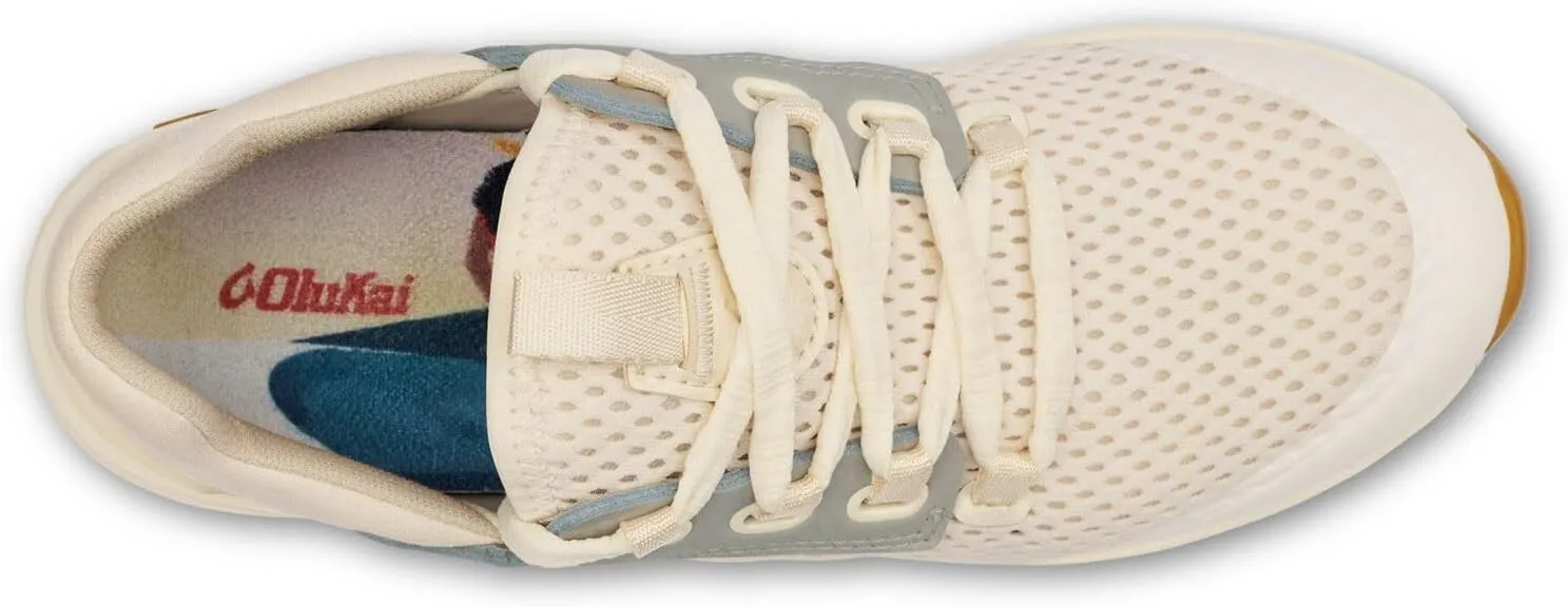 OLUKAI Wailuku Women's Athletic Sneakers, Lightweight & Breathable Mesh, Comfort Fit & Wet Grip Rubber Soles, All-Day Comfort & Supportive