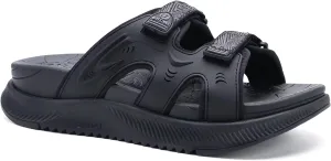 ONCAI Womens Orthotic Sandals Ladies Recovery Walking Slides Arch Support Plantar Fasciitis Comfort Orthopedic Soft Cushion Summer Adjustable Sandalias Size 6-12