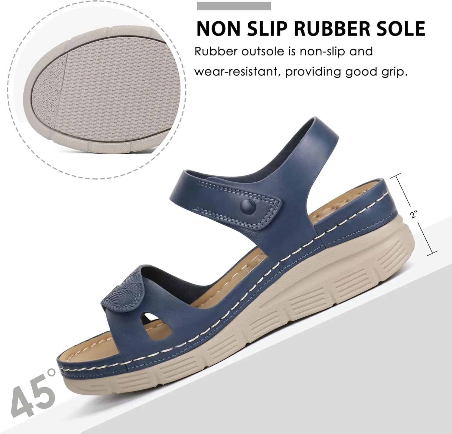 Ortho rest Women Arch Support Walking Sandals Comfortable Orthotic Sandals