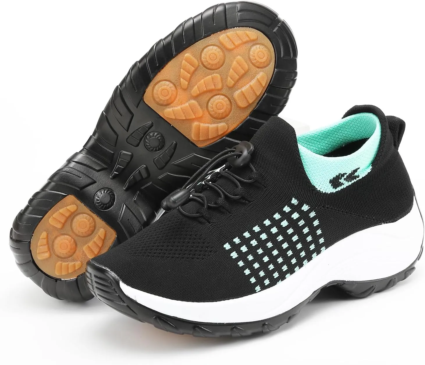 Orthopedic Shoes for Women Plantar Fasciitis,Breathable Walking Sneakers for Women,Slip on Trainers with Arch Support,Womens Air Cushion Sneakers Ortho Stretch Cushion Shoes