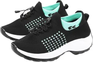 Orthopedic Shoes for Women Plantar Fasciitis,Breathable Walking Sneakers for Women,Slip on Trainers with Arch Support,Womens Air Cushion Sneakers Ortho Stretch Cushion Shoes