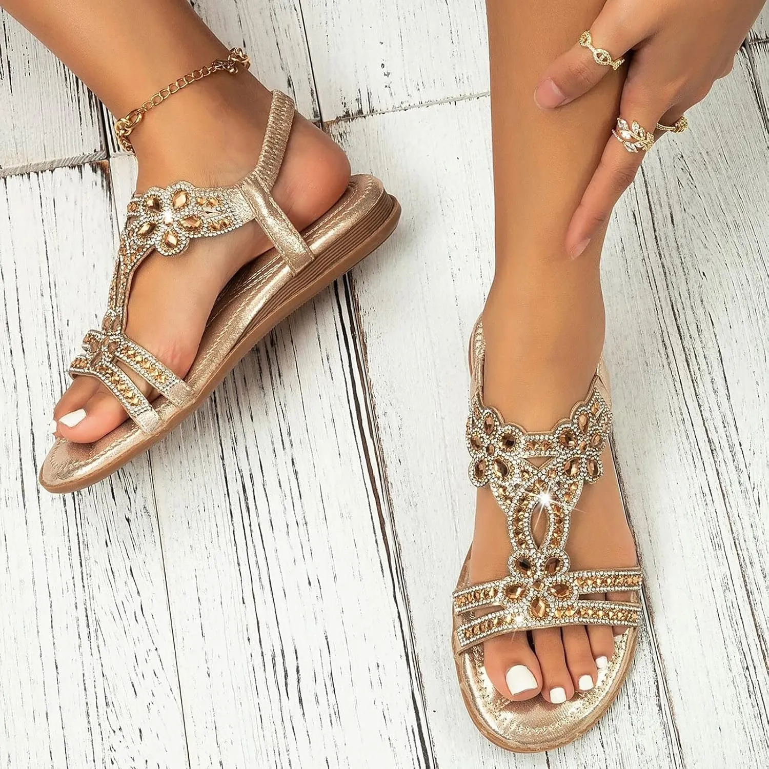 Orthotic Sandals for Women with Arch Support Flip Flops Beach Wedge Sandal Dressy Summer Arch Support Shoes for Woman Wedge Shoes Slip On Dressy Sandalia Ortopedica De Mujer