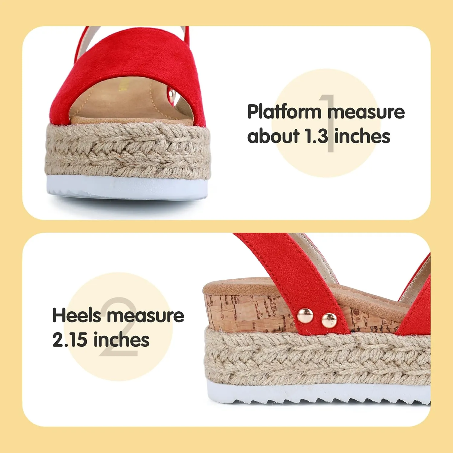 PANDANINJIA Girls Sandals Flatform Wedge Open Toe Summer Shoes Little Big Kid Flower Girl Heels Dress Shoes