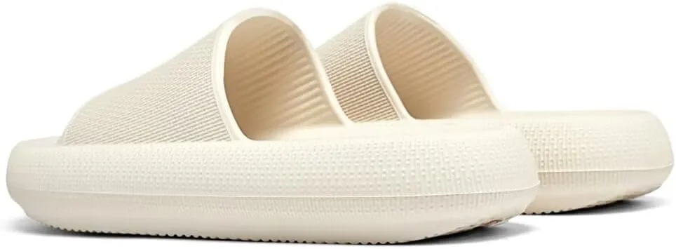 Pillow Slippers for Girls Boys, Kids House Slides Sandals Shower Bathroom Non-Slip Open Toe Quick Drying Soft Comfy Thick Sole Cushion Platform Shoes
