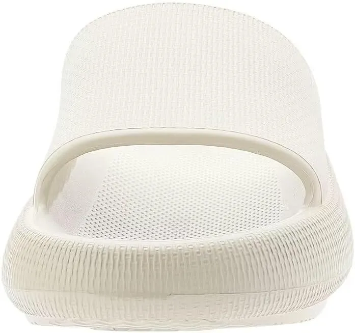 Pillow Slippers for Girls Boys, Kids House Slides Sandals Shower Bathroom Non-Slip Open Toe Quick Drying Soft Comfy Thick Sole Cushion Platform Shoes