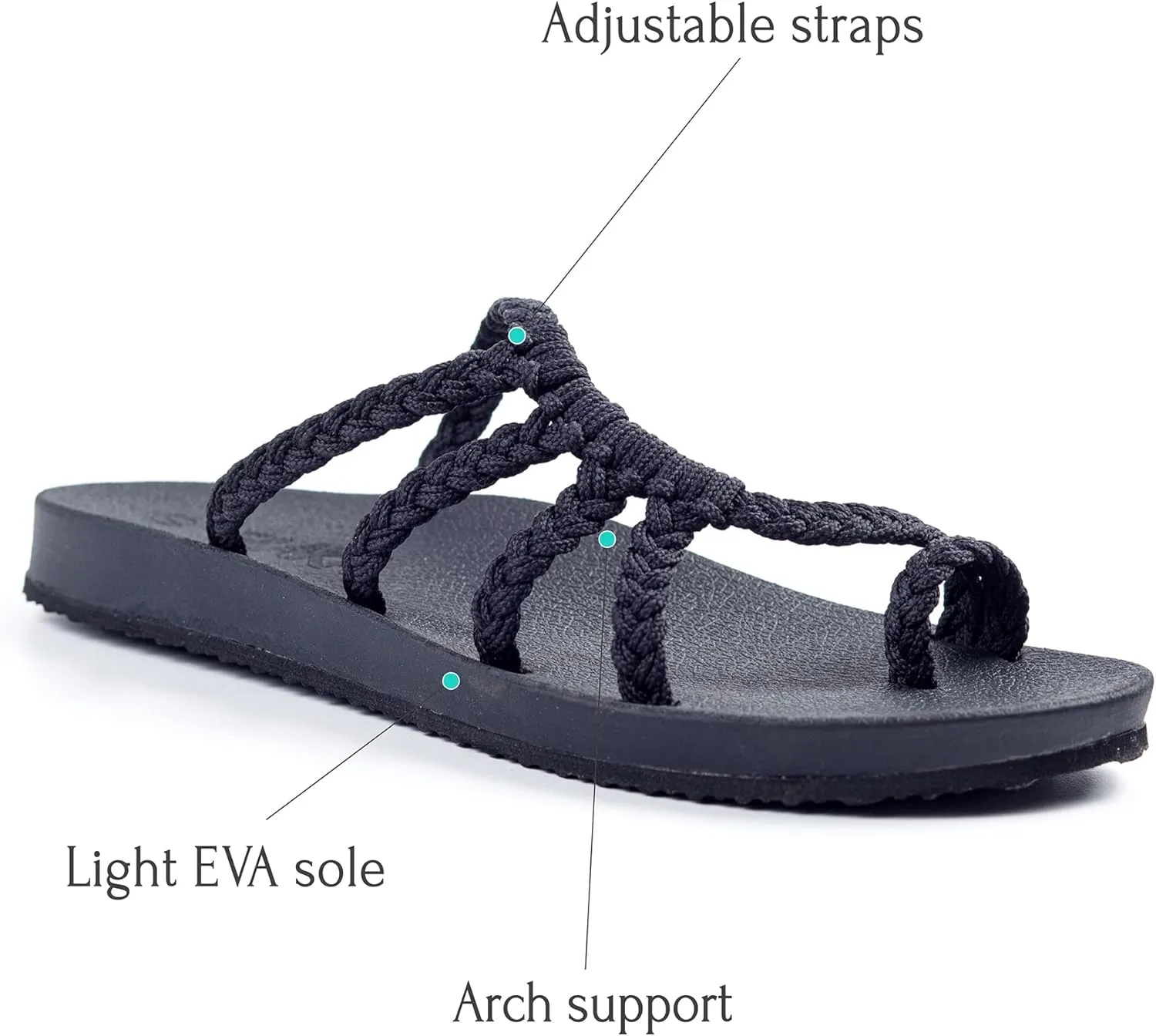 Plaka Relief Flip Flops for Women with Arch Support | Comfy Sandals for Women | Perfect for the Beach, Long Walks or Poolside