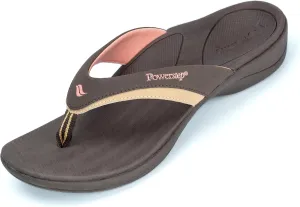 PowerStep ArchWear Orthotic Sandals Women - Orthopedic Flip Flops for Arch Support & Plantar Fasciitis Pain Relief - Built-In Heel Cradle for Added Support
