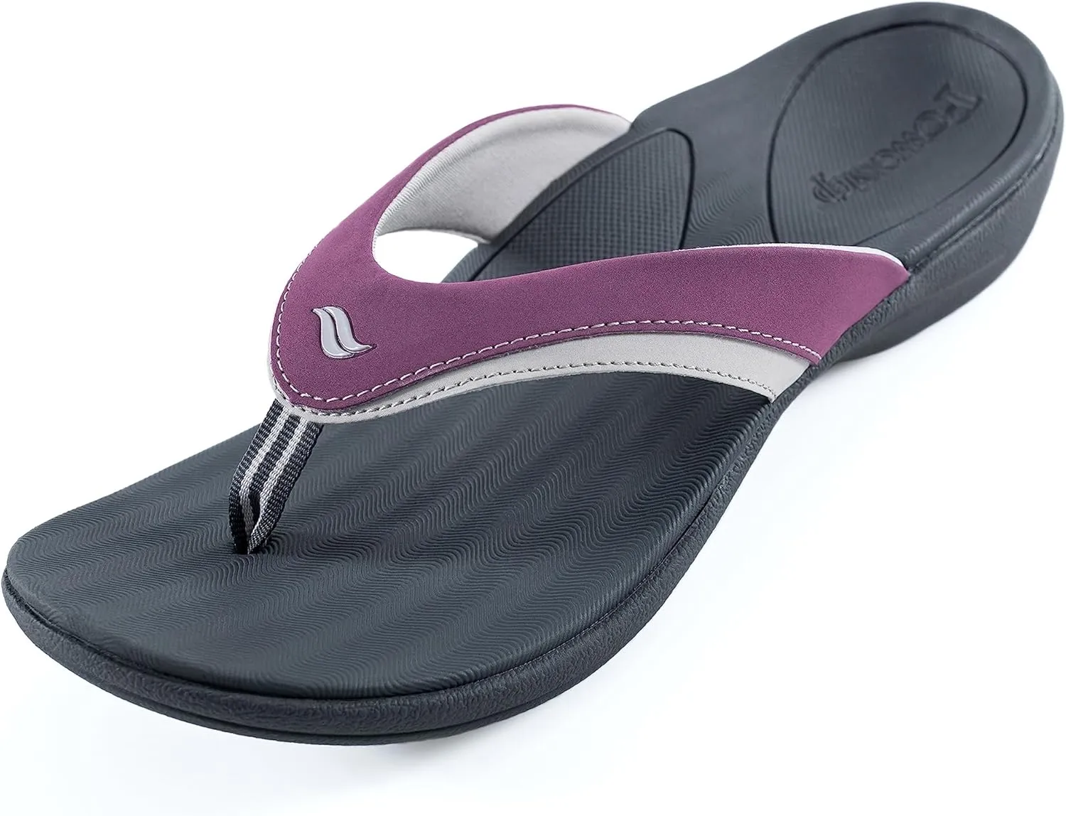 PowerStep ArchWear Orthotic Sandals Women - Orthopedic Flip Flops for Arch Support & Plantar Fasciitis Pain Relief - Built-In Heel Cradle for Added Support