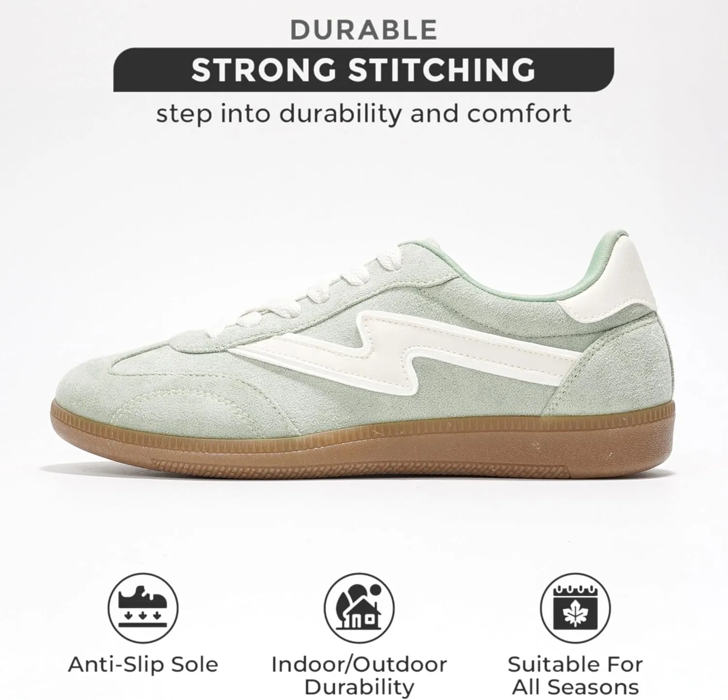 Project Cloud Sneakers for Women - Lace-Up Shoes for Women Trendy Women Sneakers with Memory Foam Insole Women's Fashion Sneakers Non-Slip Womens Shoes (Irita)