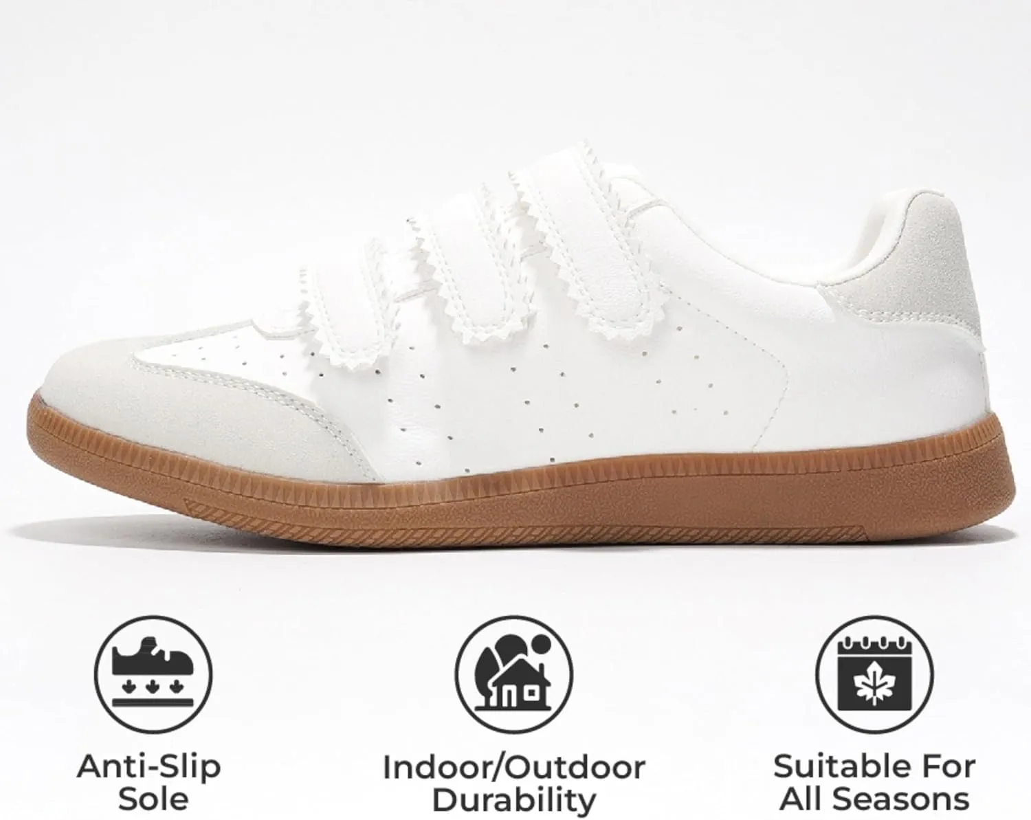 Project Cloud Sneakers for Women – Stylish & Comfortable Women's Fashion Sneakers with Memory Foam Insole – Lightweight Vegan Leather Womens Shoes – Fashion Shoes for Women 2025 (Ysabelle)