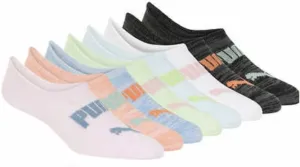 PUMA Women's No Show Sneaker Socks 8 Pack