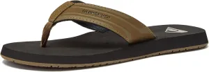 Quiksilver Monkey Wrench Flip Flops for Men, Arch Support Athletic Mens Sandals, Size 6 to 15 Thong Mens Slides
