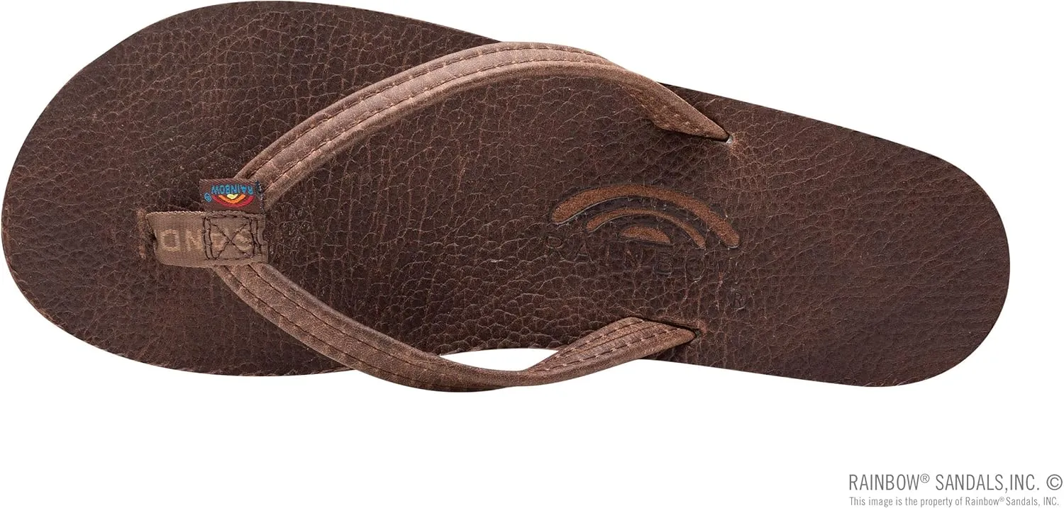 Rainbow Sandals Ladies Luxury Leather - Double Layer Arch Support with 1/2" Narrow Straps