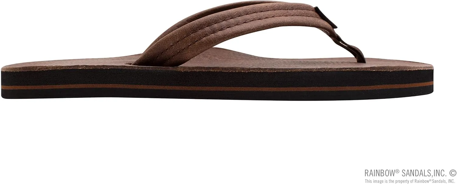 Rainbow Sandals Women's Luxury Leather - Single Layer Arch Support with a 3/4" Medium Strap