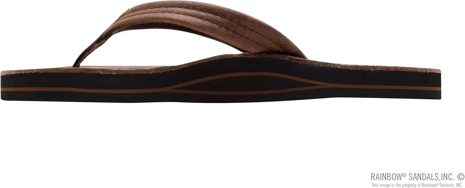 Rainbow Sandals Women's Luxury Leather - Single Layer Arch Support with a 3/4" Medium Strap