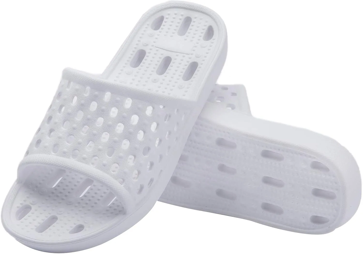 Ranberone Shower Shoes Women Quick Drying Non Slip College Dorm House Shower Sandals with Holes