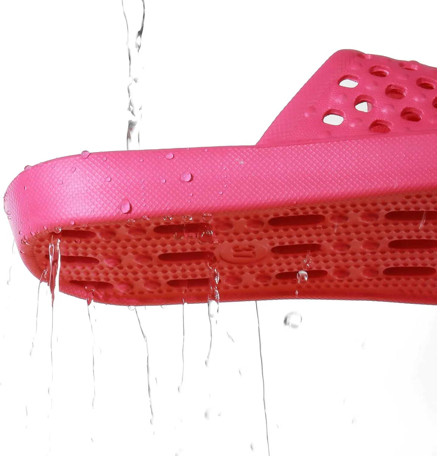 Ranberone Shower Shoes Women Quick Drying Non Slip College Dorm House Shower Sandals with Holes