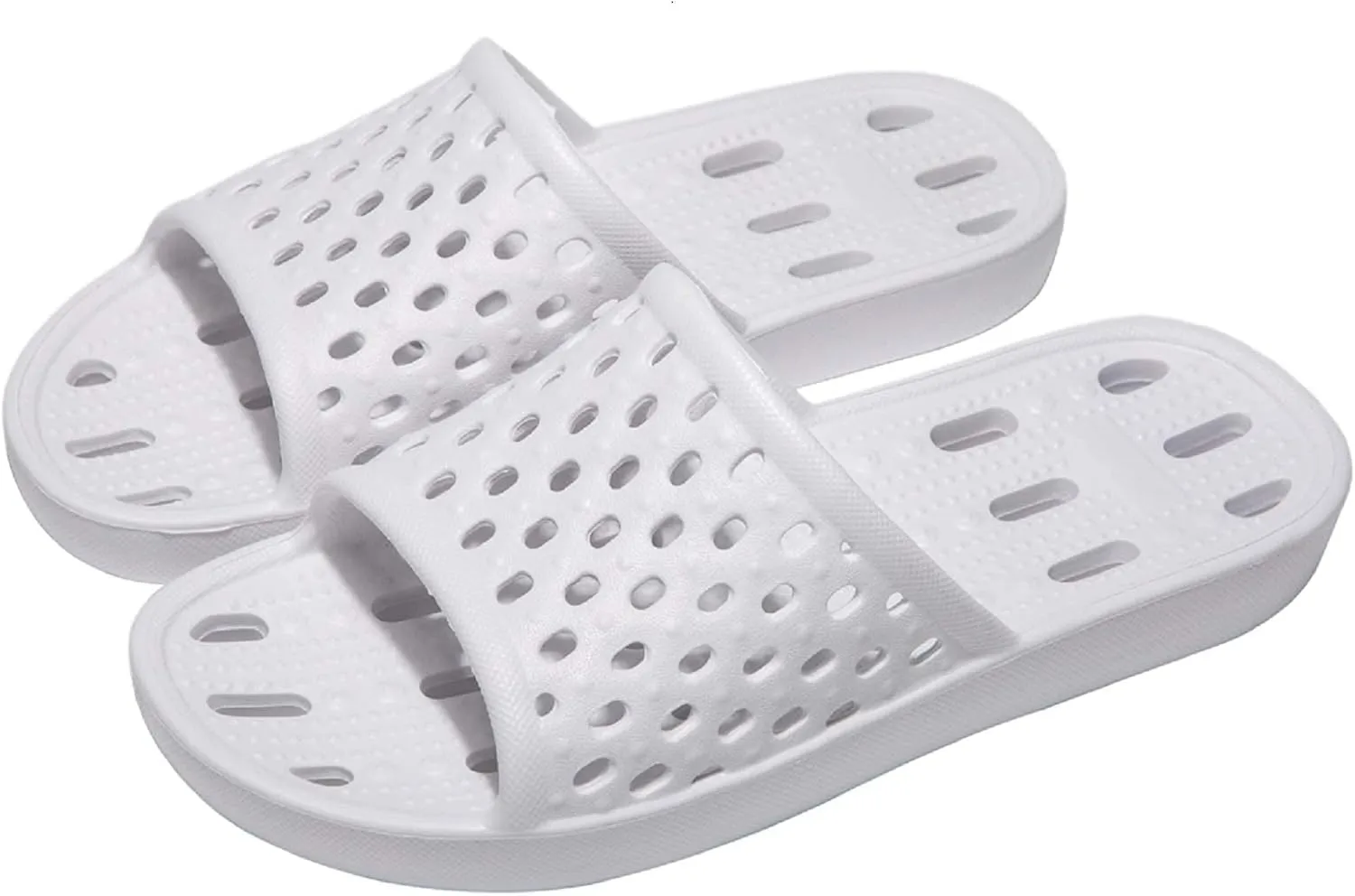 Ranberone Shower Shoes Women Quick Drying Non Slip College Dorm House Shower Sandals with Holes