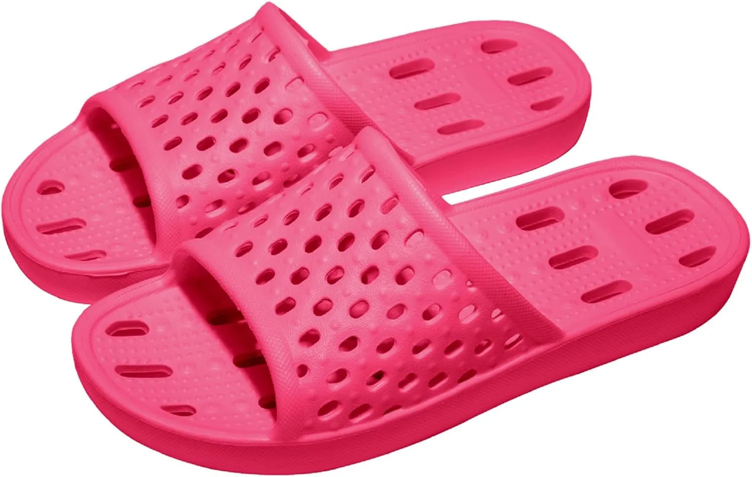 Ranberone Shower Shoes Women Quick Drying Non Slip College Dorm House Shower Sandals with Holes