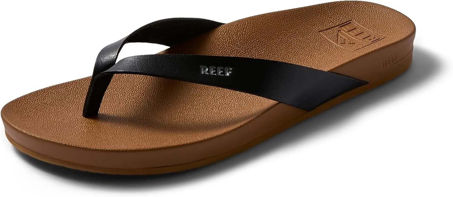 REEF Cushion Court Women's Flip Flop, Molded Cushion Footbed, Arch Support