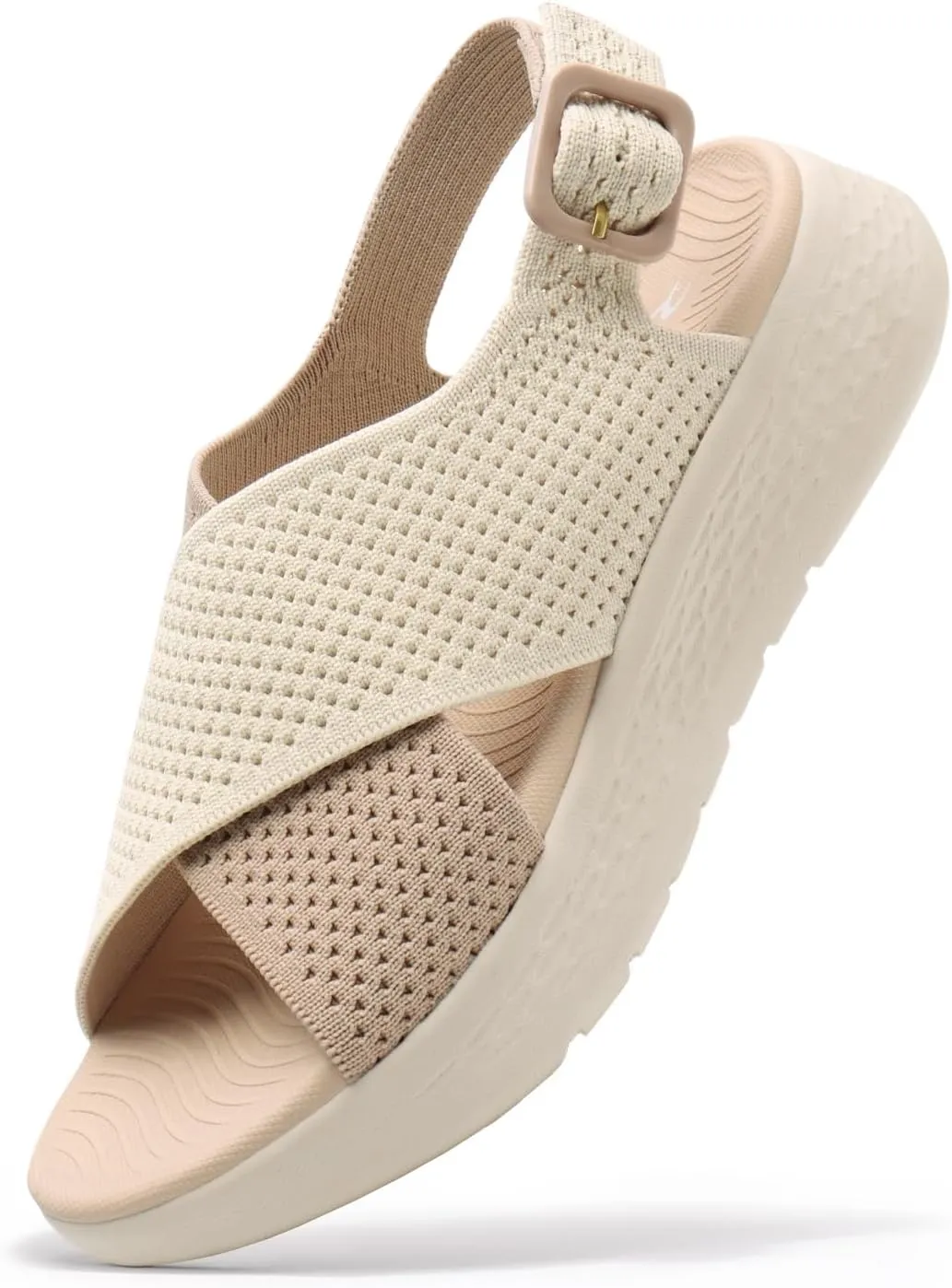 Rihero Women's Comfortable Walking Sandals Platform Sport Orthopedic Sandals with Arch Support
