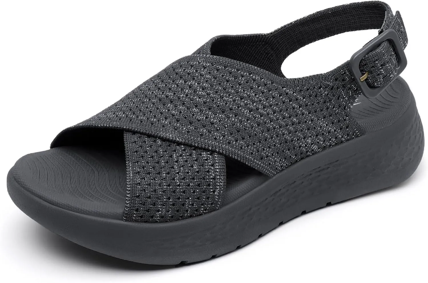 Rihero Women's Comfortable Walking Sandals Platform Sport Orthopedic Sandals with Arch Support