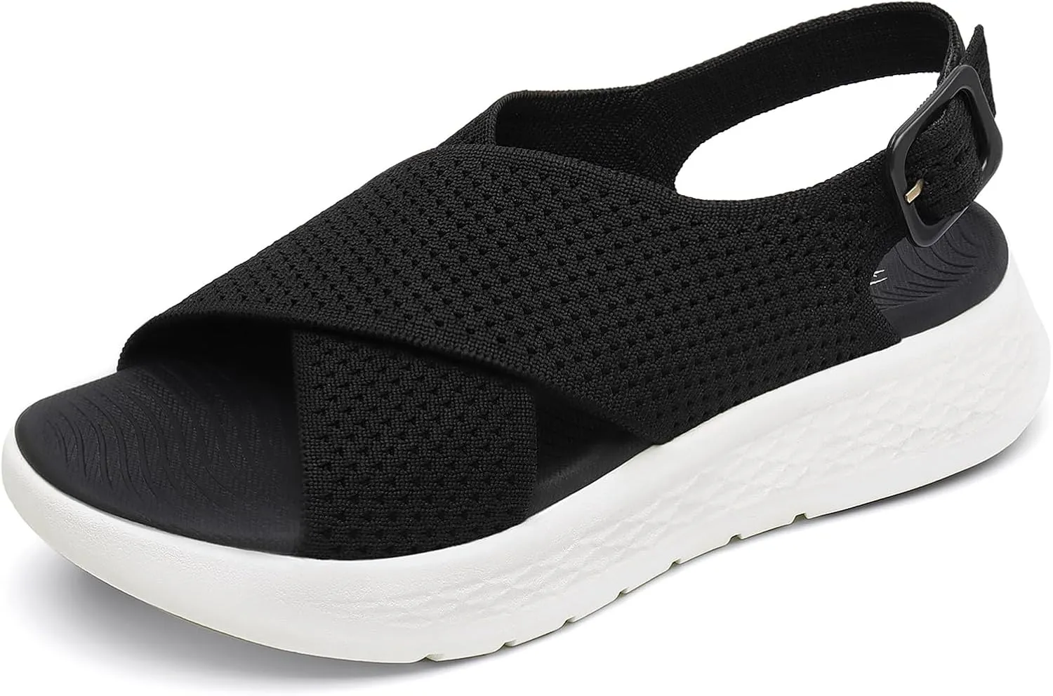 Rihero Women's Comfortable Walking Sandals Platform Sport Orthopedic Sandals with Arch Support