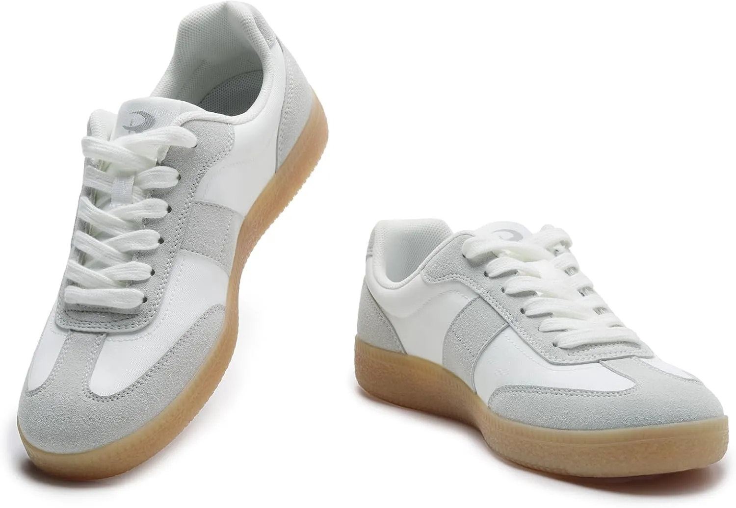 Rihero Women's Fashion Sneakers Comfortable Walking Shoes Casual Lace-Up Non Slip Sneakers