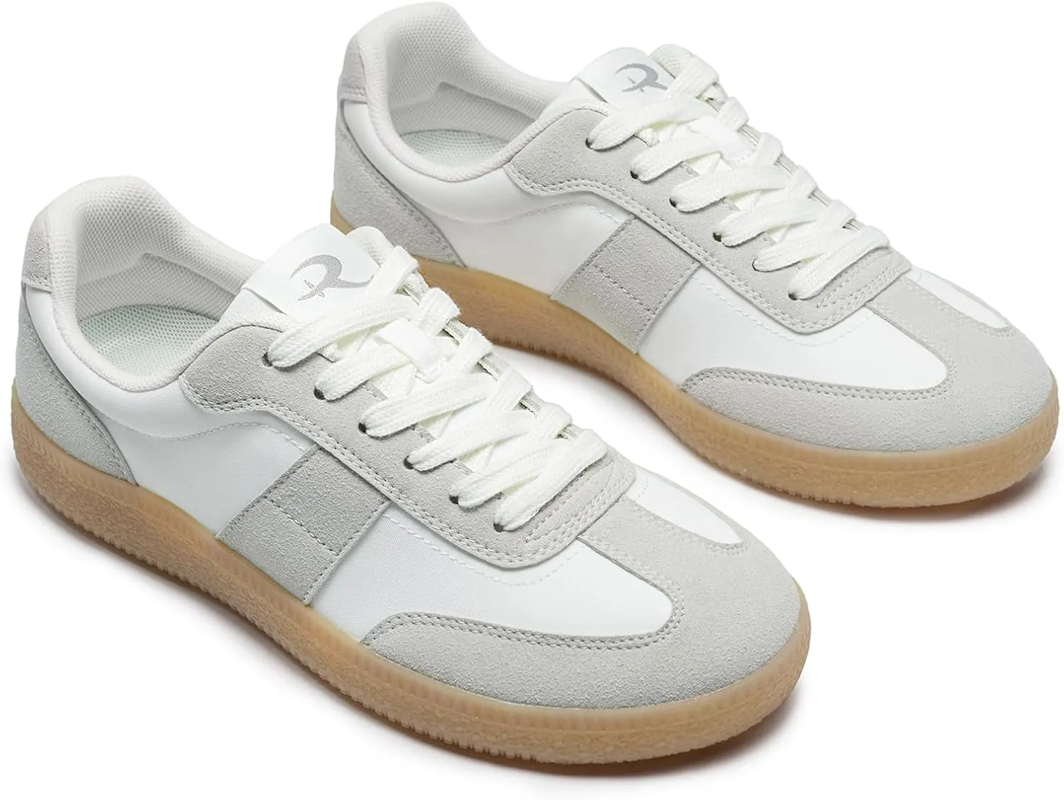 Rihero Women's Fashion Sneakers Comfortable Walking Shoes Casual Lace-Up Non Slip Sneakers