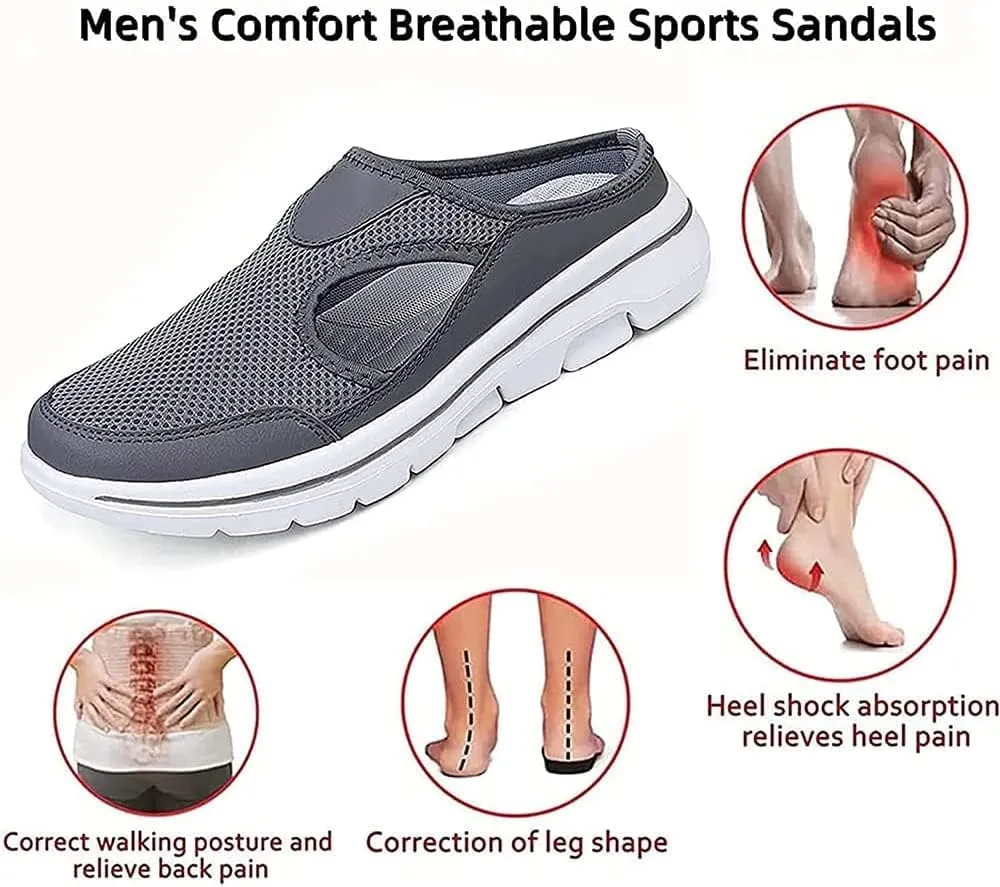 RJDJ Meaboots Men's Sports Sandals, Comfort Breathable Support, Unisex Adults