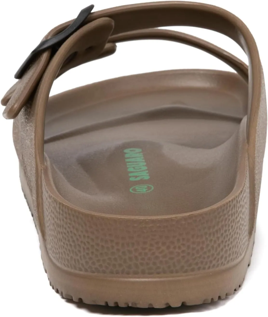 SAGUARO Men's Women's Comfort Double Buckle Sandals Lightweight Adjustable EVA Sandals with Rubble Sole
