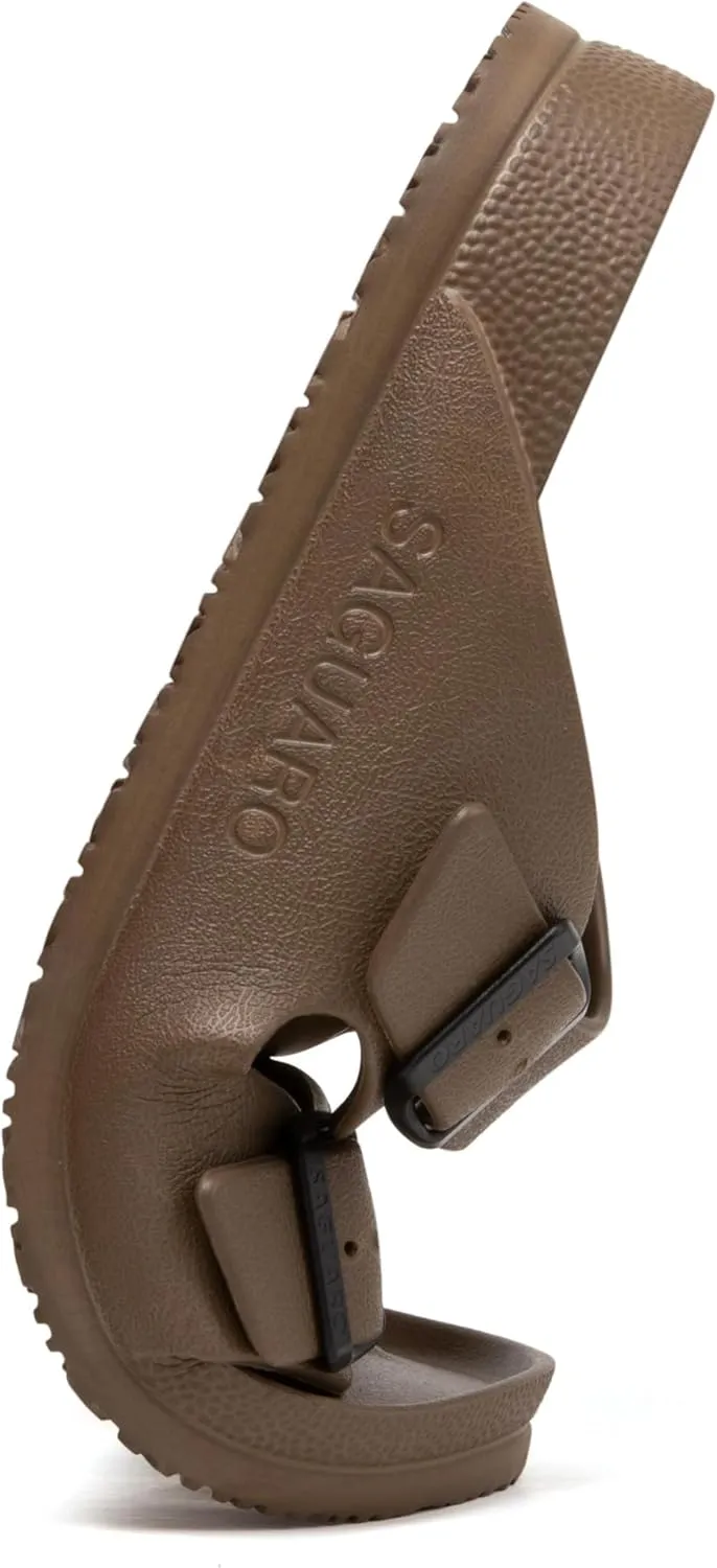 SAGUARO Men's Women's Comfort Double Buckle Sandals Lightweight Adjustable EVA Sandals with Rubble Sole