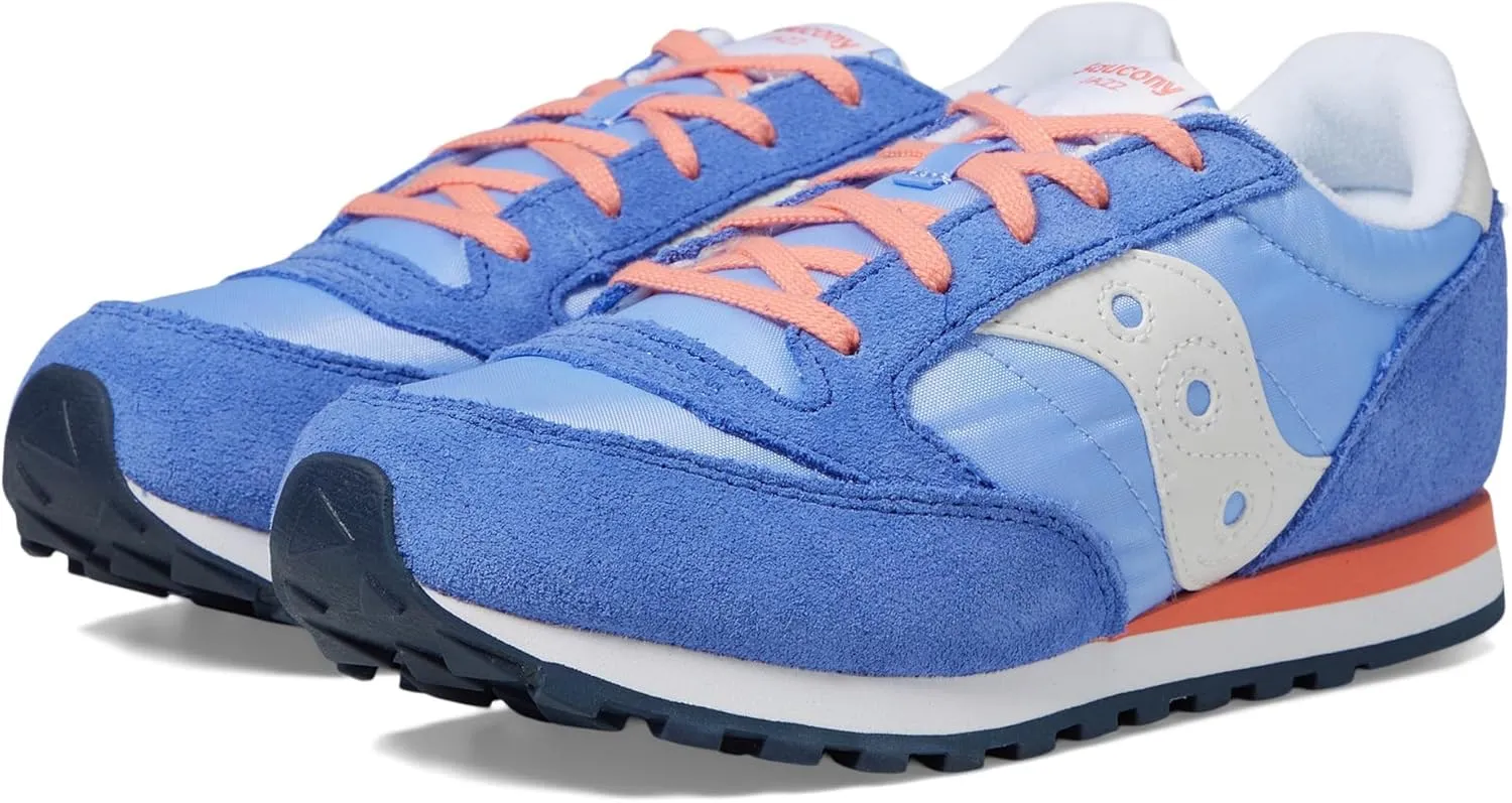 Saucony® Originals Jazz Original Kids’ Shoes – Textile and Leather Upper – Textile Lining – Round Toe Design