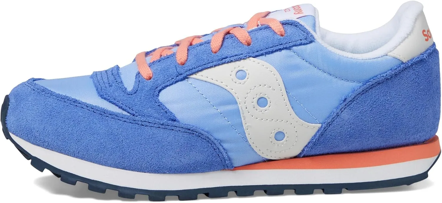 Saucony® Originals Jazz Original Kids’ Shoes – Textile and Leather Upper – Textile Lining – Round Toe Design