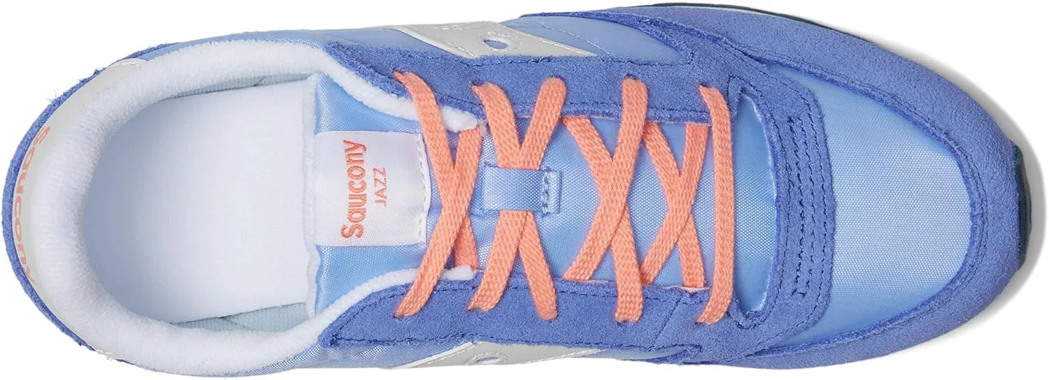 Saucony® Originals Jazz Original Kids’ Shoes – Textile and Leather Upper – Textile Lining – Round Toe Design